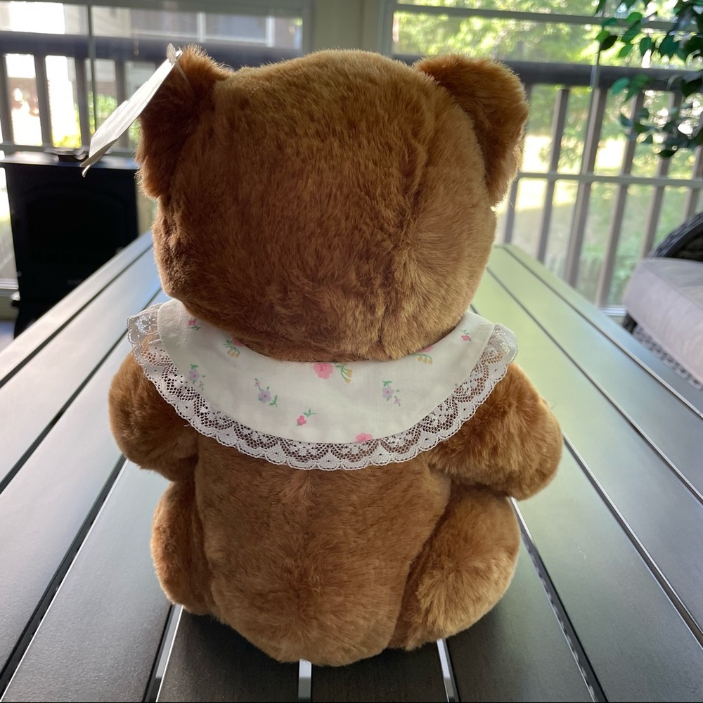 VINTAGE 1985 DAKIN MAMA TEDDY BEAR WITH MOVABLE HEAD, ARMS, AND LEGS!! - Picture 6 of 10